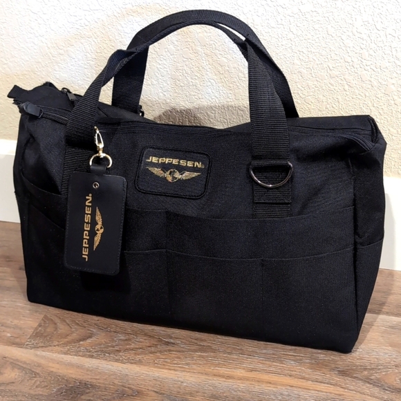 Jeppersen Flight Bag / Book Bag / Travel Bag / Computer Bag & 1998 Airway Manual - Picture 8 of 8